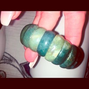 indian agate stretch bracelet